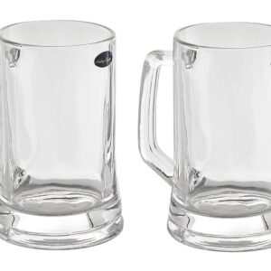 Amlong Crystal Lead-Free Beer Mug - 16 oz, Set of 2