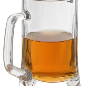 Amlong Crystal Lead-Free Beer Mug - 16 oz, Set of 2