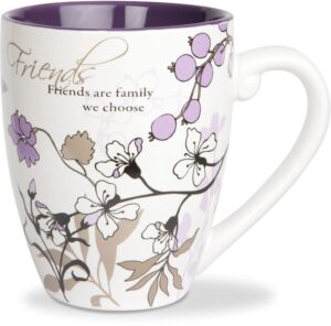 pavilion gift company friends ceramic mug, 20-ounce, mark my words, multicolor, 1 count (pack of 1)