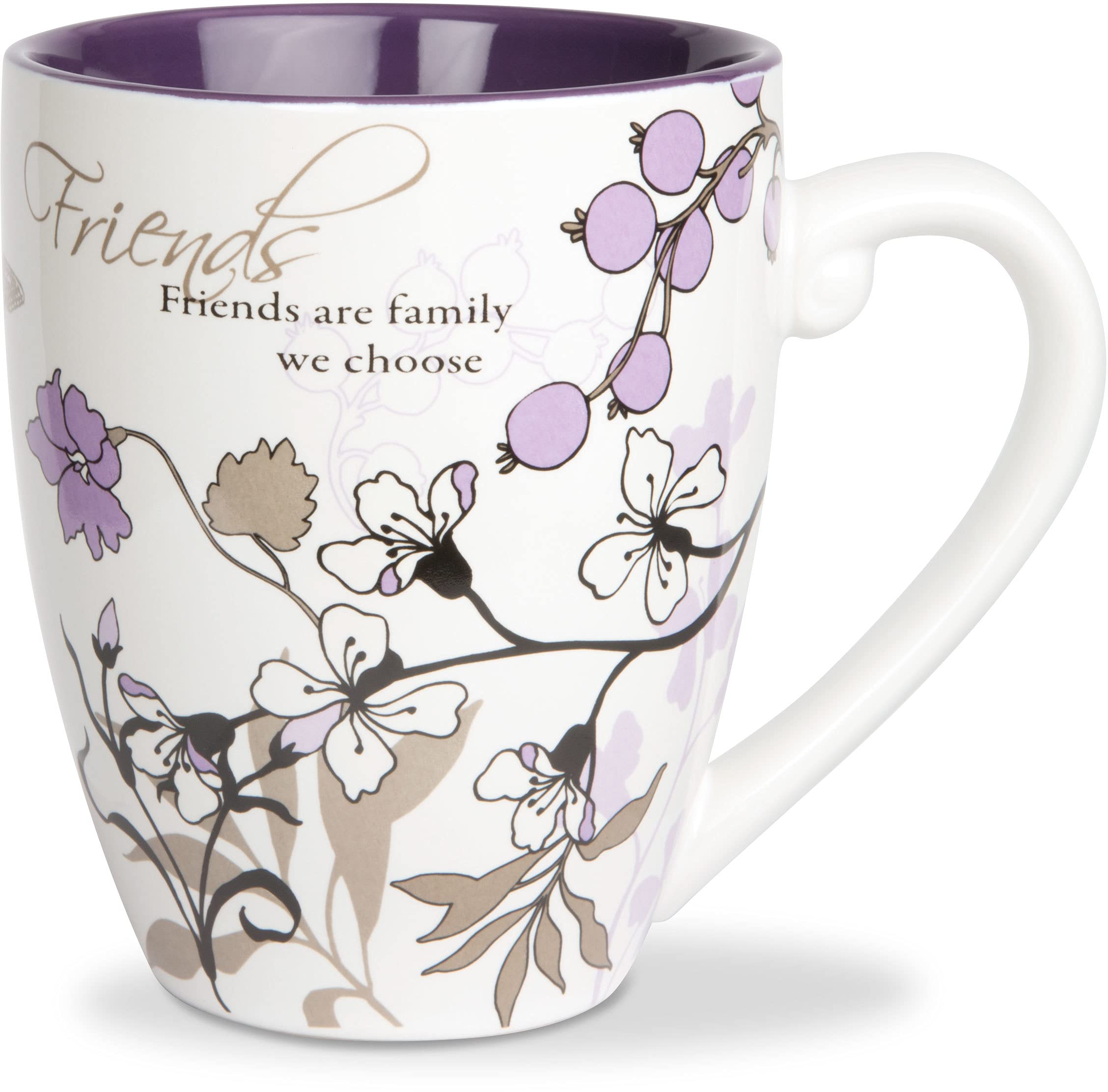 Pavilion Gift Company Friends Ceramic Mug, 20-Ounce, Mark My Words, Multicolor, 1 Count (Pack of 1)