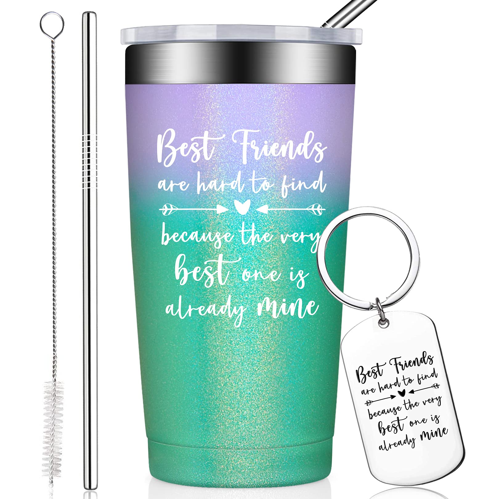 BIRGILT Best Friend Gift for Women - Friendship Gifts for Best Friends - Best Friend Christmas Gifts for Women - 20oz Best Friend Tumblers Cups