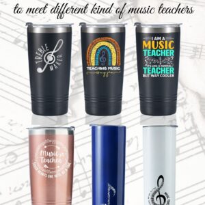 Onebttl Music Teacher Gifts Tumbler for Women Men Piano Band Teacher, 20oz Stainless Steel Mug with Lid and Straw for Teacher Appreciation Day, Christmas, Retirement - Way Cooler