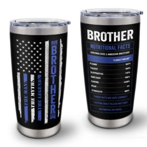 big brother gift,gifts for brother tumbler coffee 20oz 1pc,brother birthday gifts,brother gifts from sister,birthday gifts for brother,best gift idea for brother men him,brother american flag cup