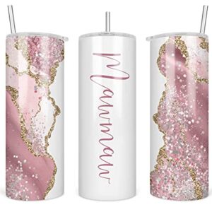 HTDesigns Mawmaw Gift - Mawmaw Tumbler - Birthday Gift For Mawmaw - Mawmaw Announcement - Best Mawmaw Cup - Mawmaw Gift From Son - Daughter