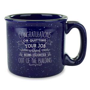 bad bananas farewell gifts for coworkers - 15oz campfire coffee mug - congratulations on quitting your job - coworker leaving gifts for women, men, colleagues
