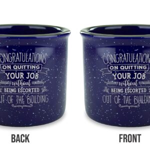 Bad Bananas Farewell Gifts For Coworkers - 15oz Campfire Coffee Mug - Congratulations on Quitting Your Job - Coworker Leaving Gifts for Women, Men, Colleagues