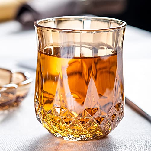 JAIEF 1.7 OZ Crystal Shot Glasses Set, Heavy Base Cordial Glasses | Tequila Glasses (Set of 8)