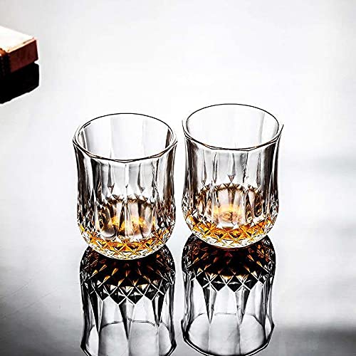 JAIEF 1.7 OZ Crystal Shot Glasses Set, Heavy Base Cordial Glasses | Tequila Glasses (Set of 8)