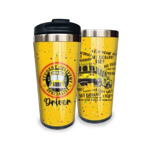 bus driver gifts,bus driver appreciation gifts,15 oz school bus coffee tumbler w/lid-bus driver christmas gift idea,school bus driver travel mug/cup birthday valentine graduation gifts for bus driver
