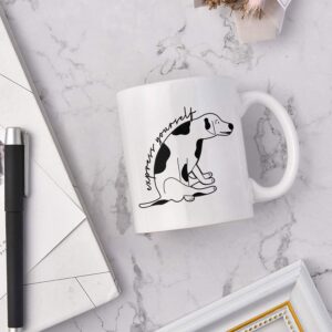 Veterinary Medicine Gift Appreciation Funny Vet Med Mug Express Yourself Dog Coffee Cup Vet Tech Gift For Men For Woman Vet Tech, Practitioner Animal Doctor Pet Lover Graduation White Coffee Mug 11 Oz