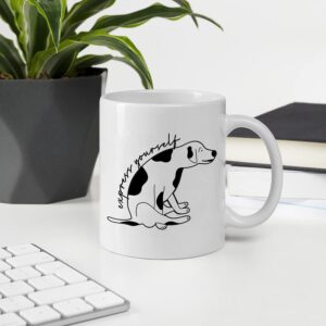 Veterinary Medicine Gift Appreciation Funny Vet Med Mug Express Yourself Dog Coffee Cup Vet Tech Gift For Men For Woman Vet Tech, Practitioner Animal Doctor Pet Lover Graduation White Coffee Mug 11 Oz