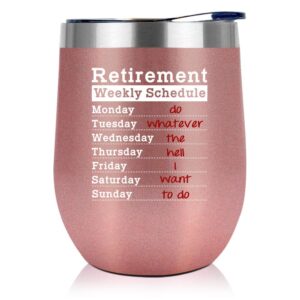 neweleven retirement gifts for women 2024 - happy retirement party decorations - coworker leaving gifts, farewell gifts, goodbye gifts for coworkers, friends - 12 oz tumbler