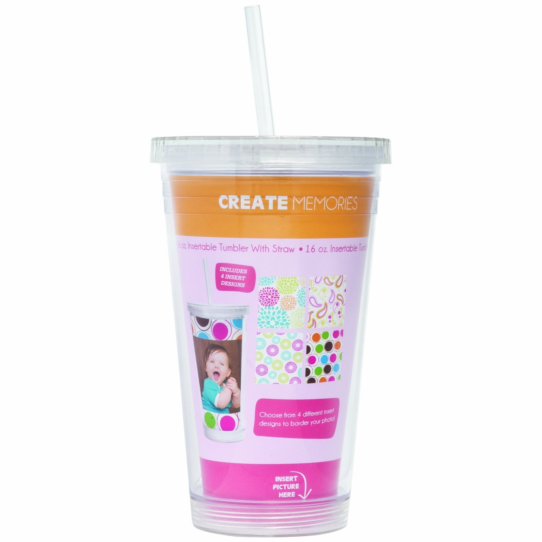 Neil Enterprises, Inc. Photo Acrylic Tumbler with Straw