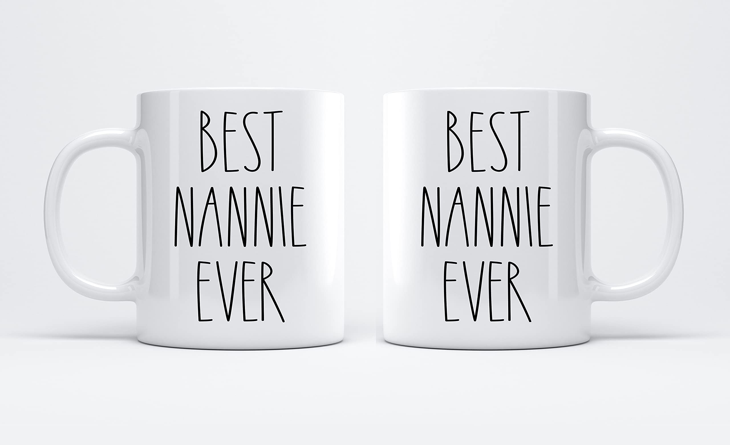 Best Nannie Ever Coffee Mug - Gifts for Christmas - Nannie Birthday Gifts Coffee Mug - Father's Day/Mother's Day - Family Coffee Mug For Birthday Present For The Best Nannie Ever Mug 11oz