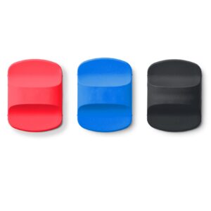 magslider replacement kit, 3 pack, aliensx magnetic slider block fits yeti rtic tumblers magnetic lids 10/16 / 20/26 / 30 oz and more other ramblers (red/navy/black)