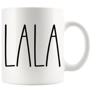lala mug, lala mug gifts for christmas coffee cup, birthday gift, mother's day/father's day, family coffee mug for birthday present for the best lala ever coffee cup 11oz