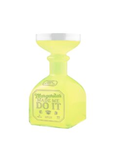 bigmouth margarita bottle glass –hilarious glass holds up to 32 oz –glass shaped like a tequila bottle,reads,“margaritas made me do it”,make a great gift for margarita lovers,clear (bmwg-0025),1 count