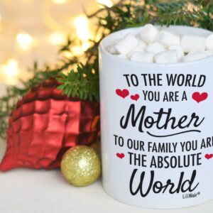 Gifts for Mom from Daughter Son Funny Birthday Coffee Mugs Christmas Mug Presents in Law Step Moms Finest Cool Unique Present Ideas for Mother Stepmom Aunt Wife Tea Cups