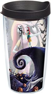tervis disney - the nightmare before christmas jack and sally insulated tumbler 16oz clear