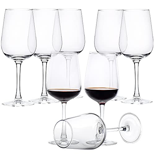 CZUMJJ Wine Glasses Set of 8, 11 Ounce Red White Wine Glassware for Wedding, Party, Dishwasher Safe