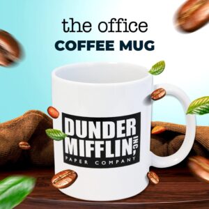 JUST FUNKY The Office “World’s Best Boss” 11 oz Mug and Vanilla Air Freshener Combo Gift Pack | The Office Gift | The Office Merchandise | Officially Licensed