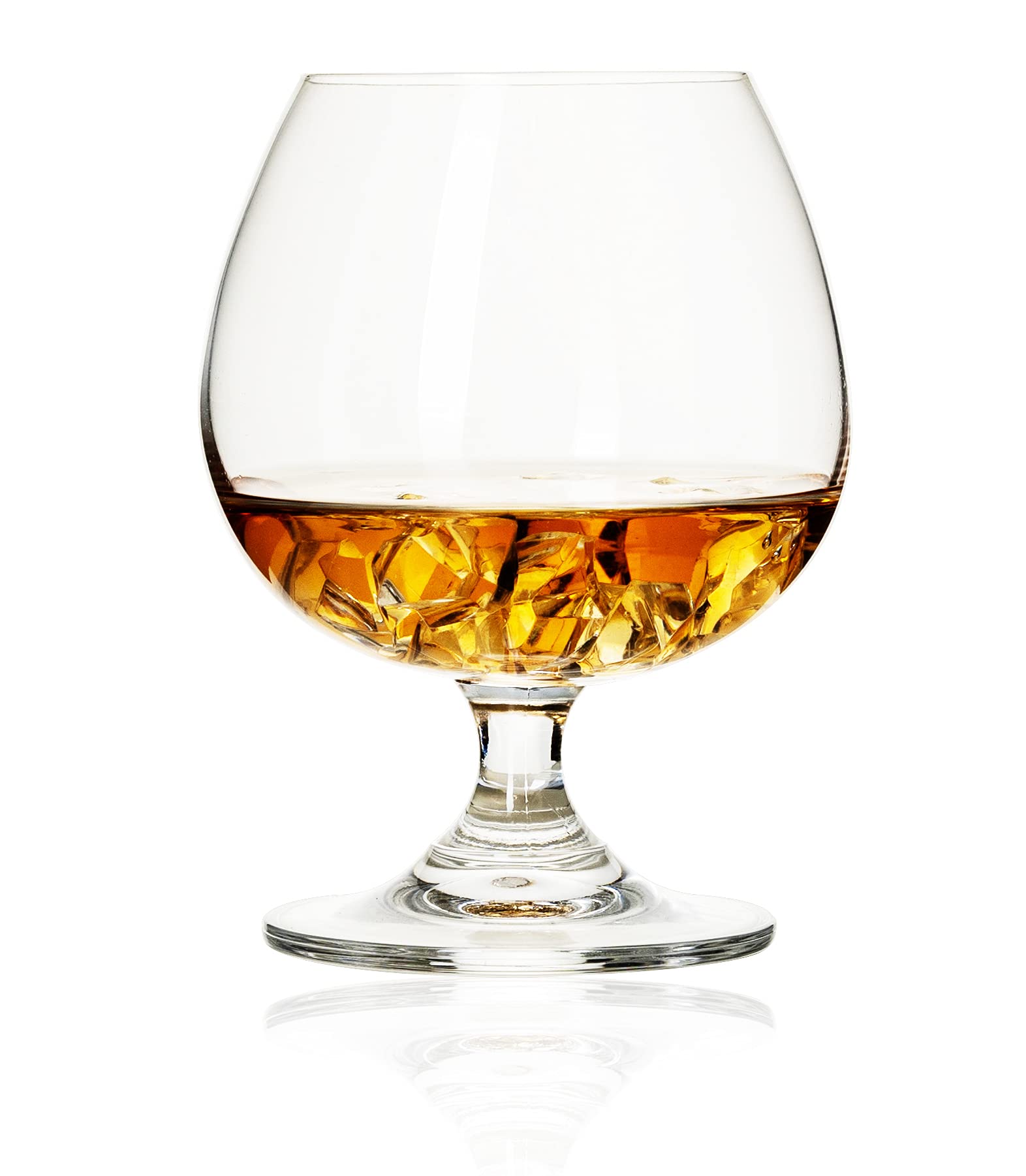 BothEarn Brandy Snifters Set of 2-13.5 Ounce (400 ml) Small Crystal Cognac Glasses - Good for Whiskey Bourbon Beer Milk Drink in Home Party Wedding Anniversary, BE031