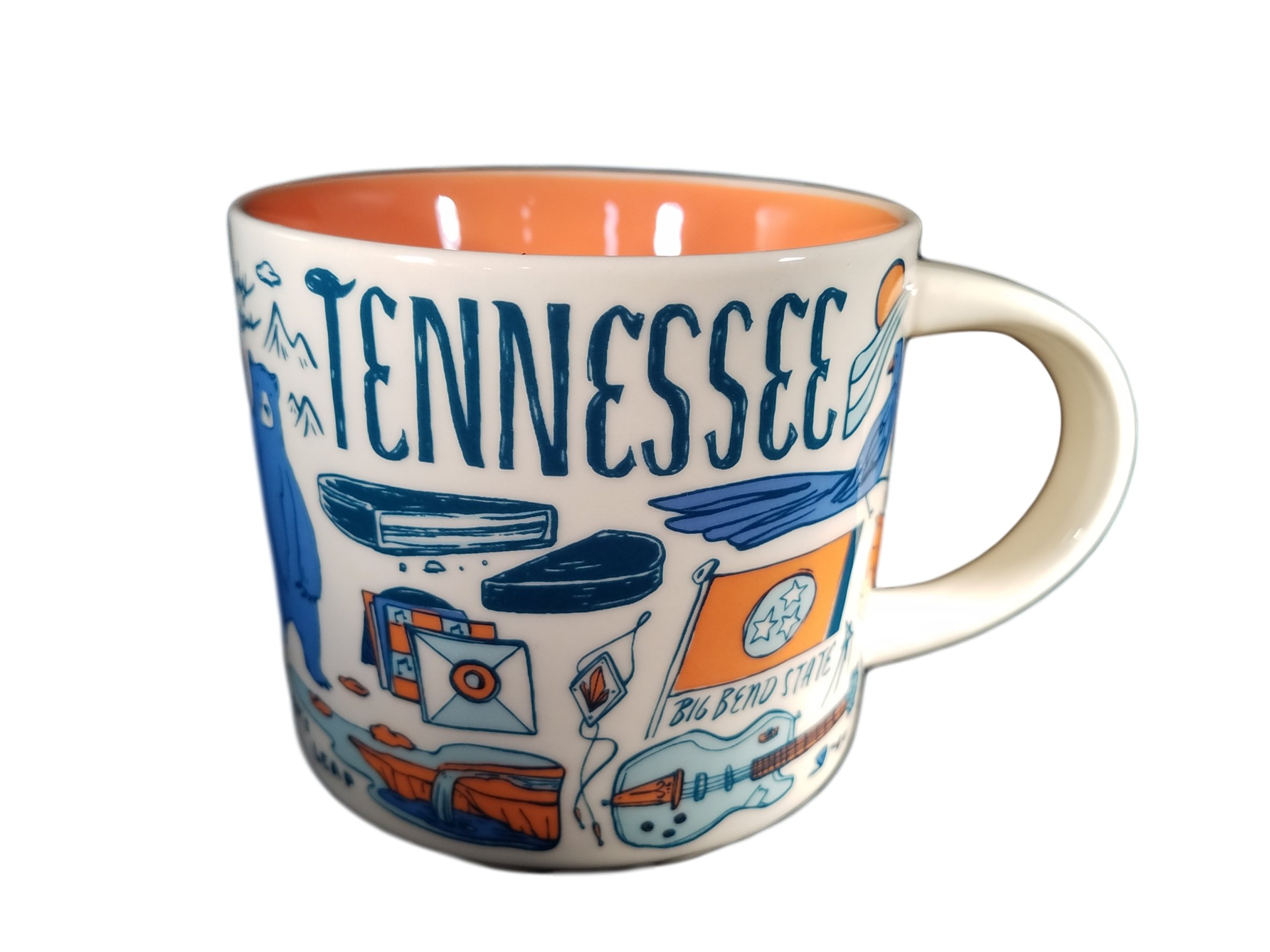 Starbucks Tennessee Coffee Mug Been There Series Across the Globe Collection,14 ounces