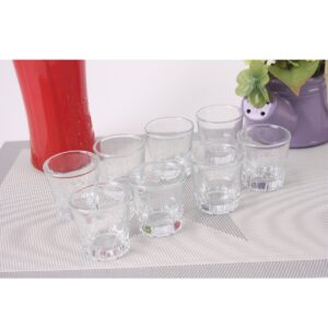 Korean Soju Shot Glasses Set, Also for Whiskey,Tequila,and Liquor, Dishwasher Safe Clarity Glassware, 1.7 oz (8PCS)