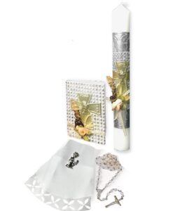 fancy first holy communion gift set for a girl
