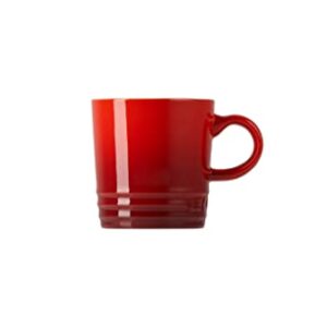 Le Creuset Stoneware Espresso Mug, 3 oz., Cerise, 1 Count (Pack of 1)