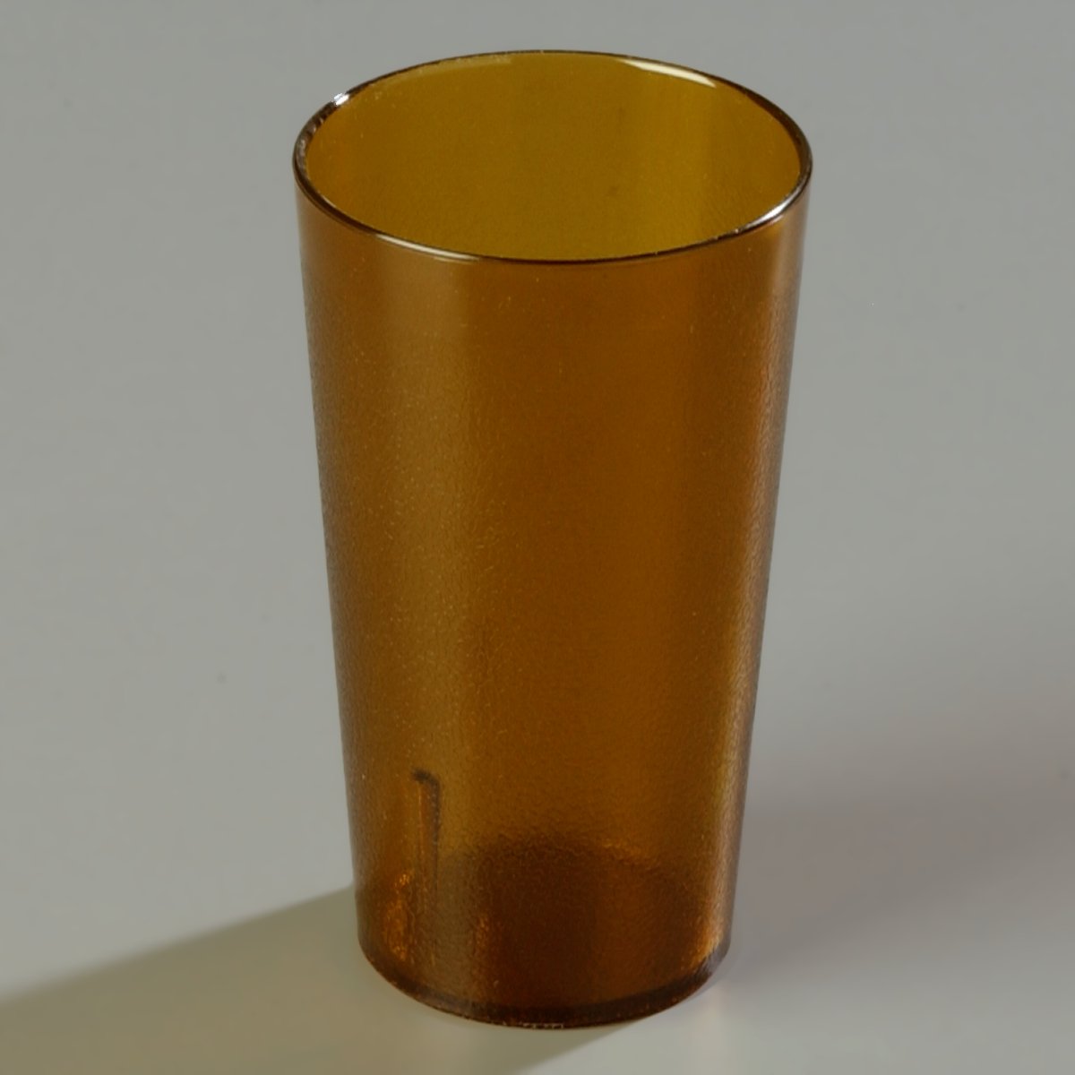 Carlisle FoodService Products 521213 Stackable Shatter-Resistant Plastic Tumbler, 12 oz., Amber