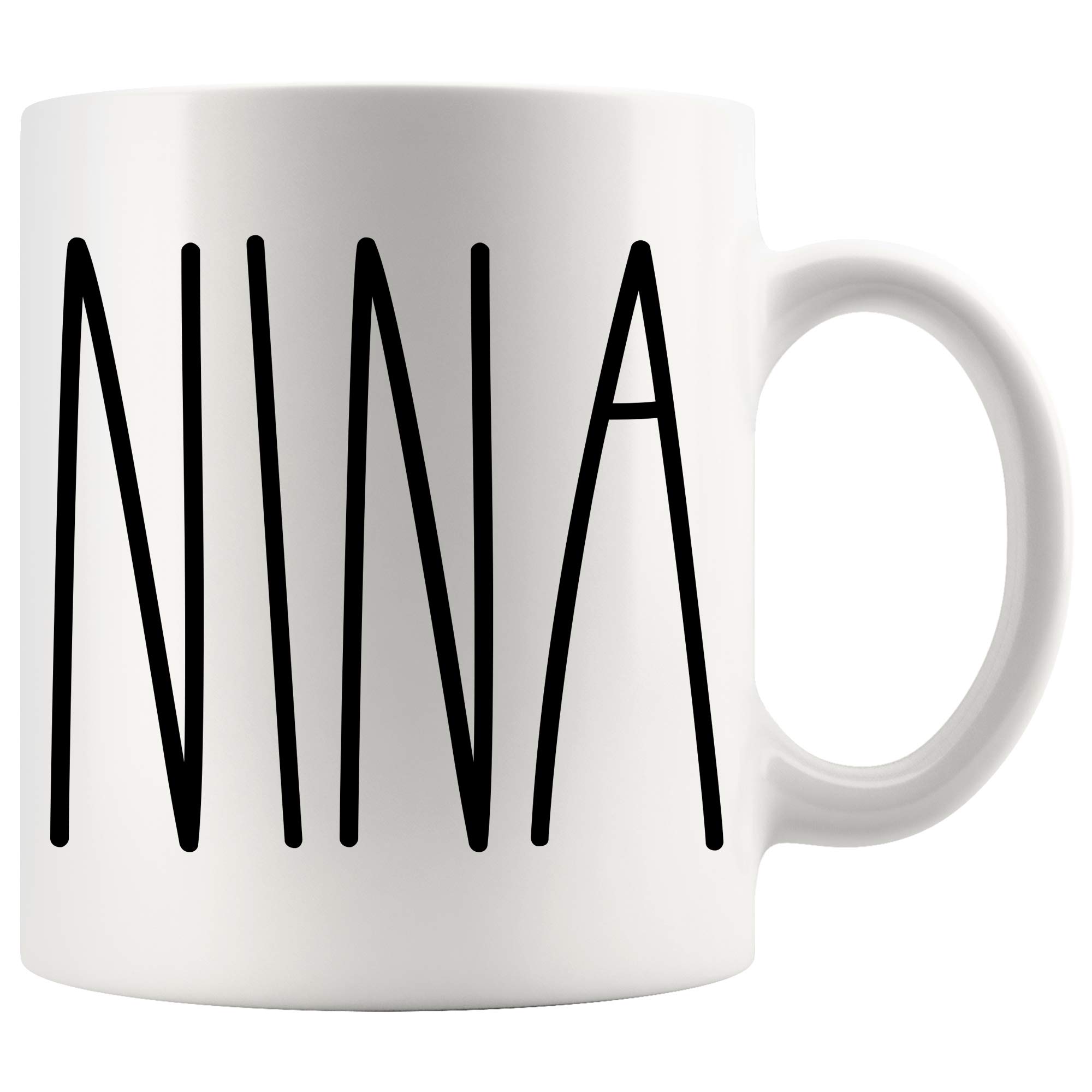 Nina Mug, Nina Mug Gifts for Christmas Coffee Cup, Birthday Gift, Mother's Day/Father's Day, Family Coffee Mug For Birthday Present For The Best Nina Ever Coffee Cup 11oz