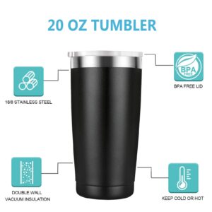 Daddy and Mommy Est 2024 Travel Mug Tumbler.New Parents Pregnancy Gifts.Fathers Day Mothers Day Birthday Christmas Gifts Ideas for New Mom Dad.Parents to Be Baby Shower Gifts(20oz Black&White)