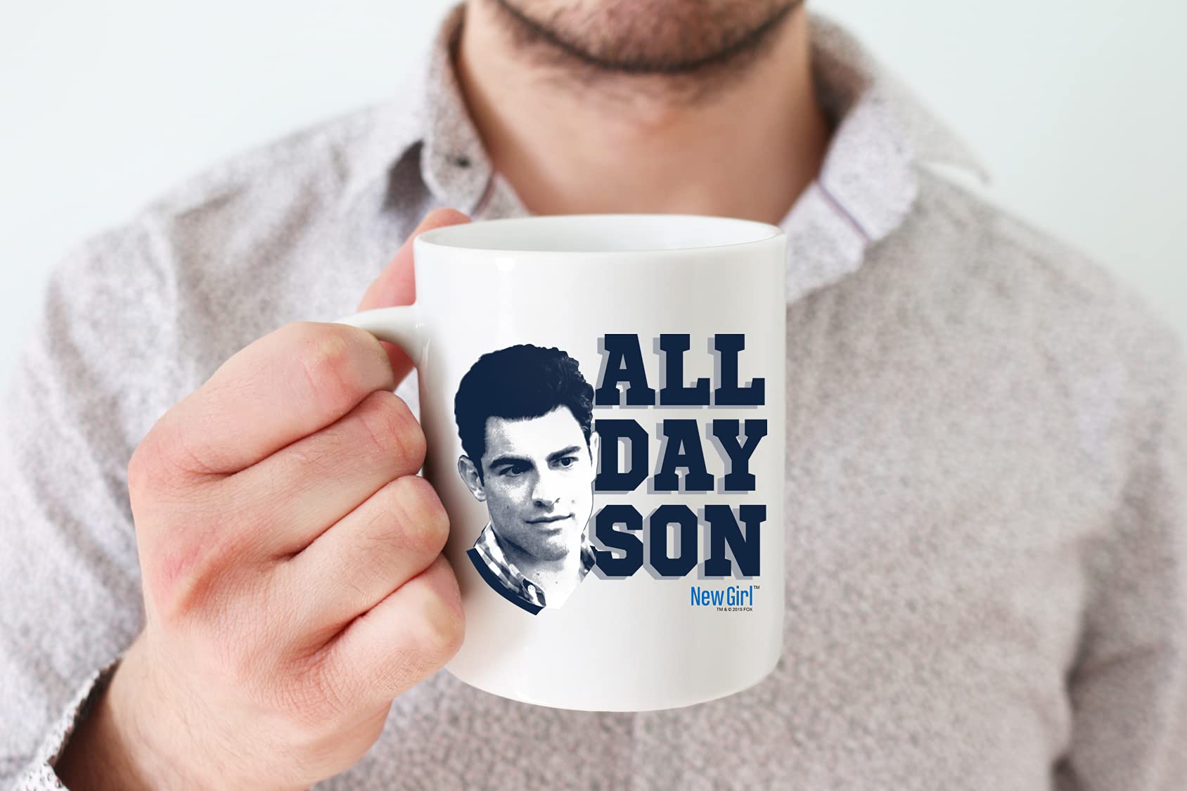 BSM New Girl All Day Son Coffee Mug Cup 11oz Gift TV Merchandise