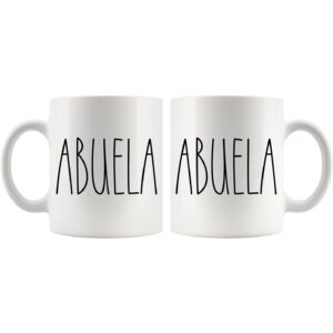 Abuela Mug, Abuela Mug Gifts for Christmas Coffee Cup, Birthday Gift, Mother's Day/Father's Day, Family Coffee Mug For Birthday Present For The Best Abuela Ever Coffee Cup 11oz