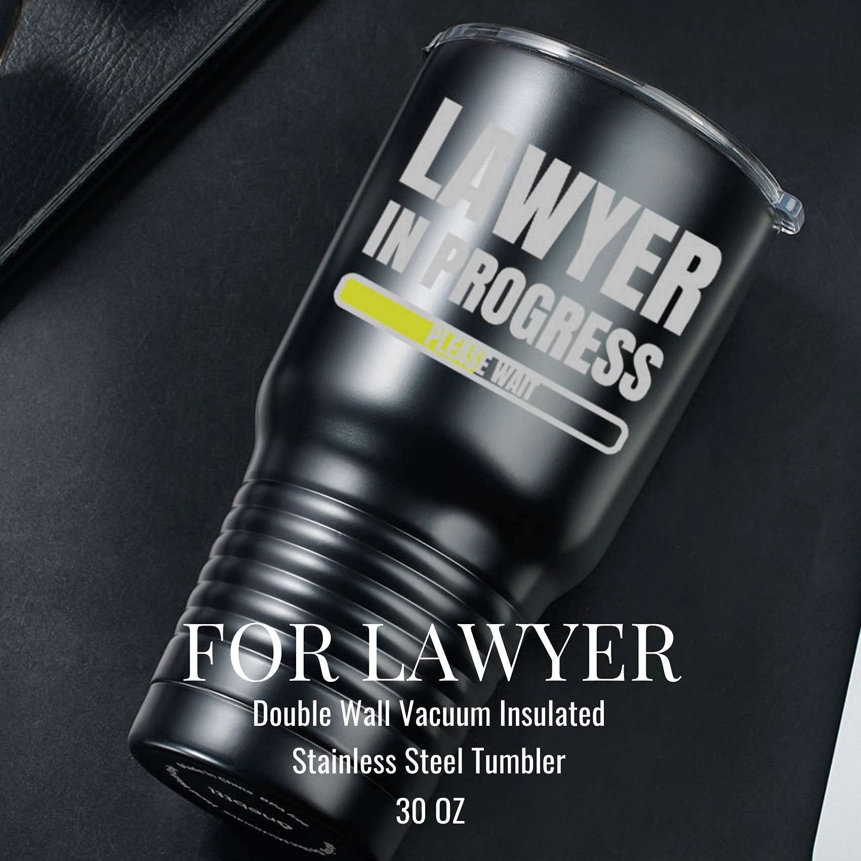 Onebttl Lawyer Gifts for Men & Law School Student, Stainless Steel Tumbler 30 OZ, Perfect Lawyer Idea for Men/Male in Birthday, Christmas, Graduation, Appreciation, Office