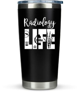 klubi radiology gifts - coffee travel mug 20oz- idea for rad tech, technician, men or women, xray tech, radiologist