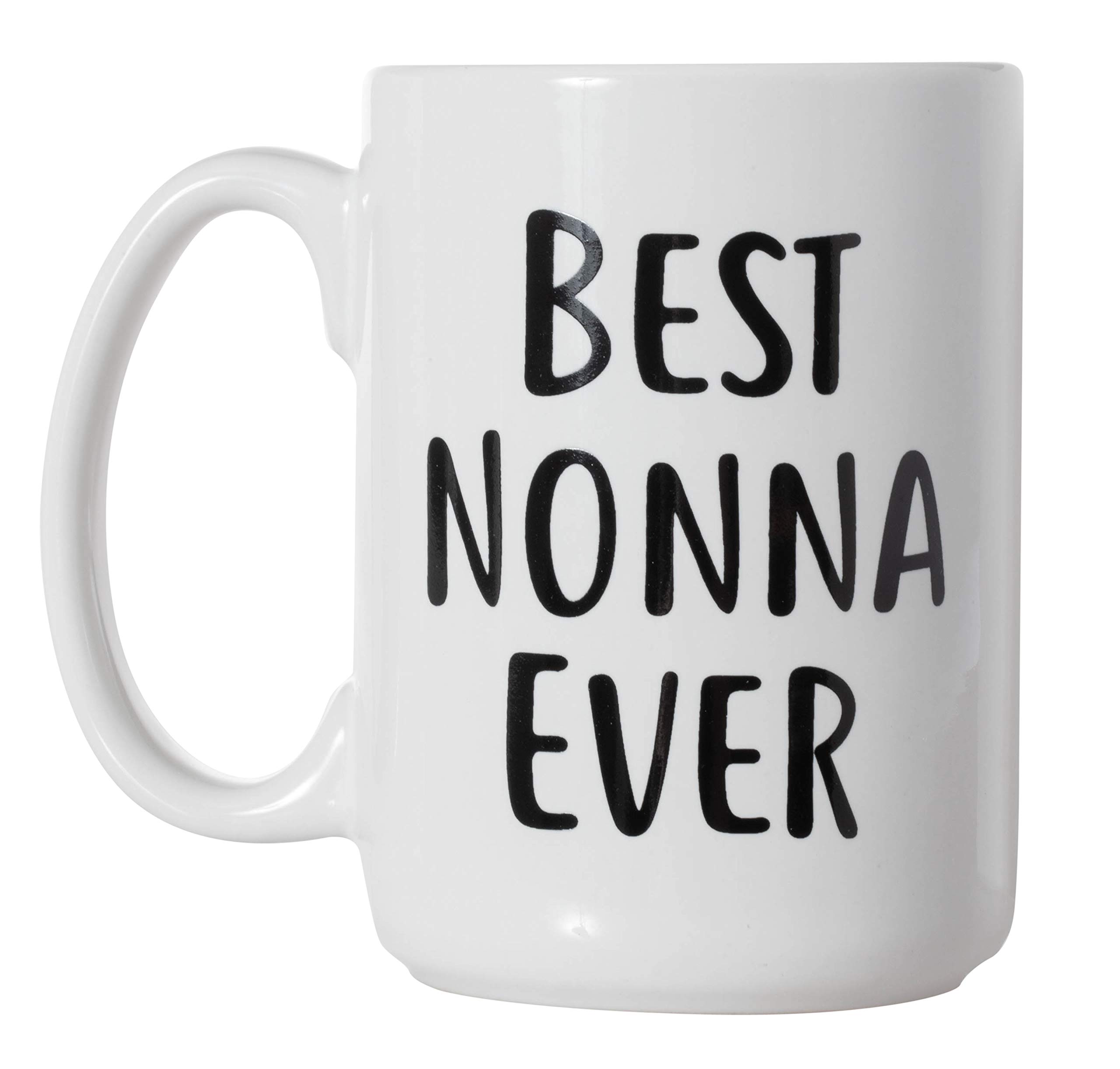 Artisan Owl Best Nonna Ever - 15 oz Double-Sided Coffee Tea Mug (Best Nonna Ever)