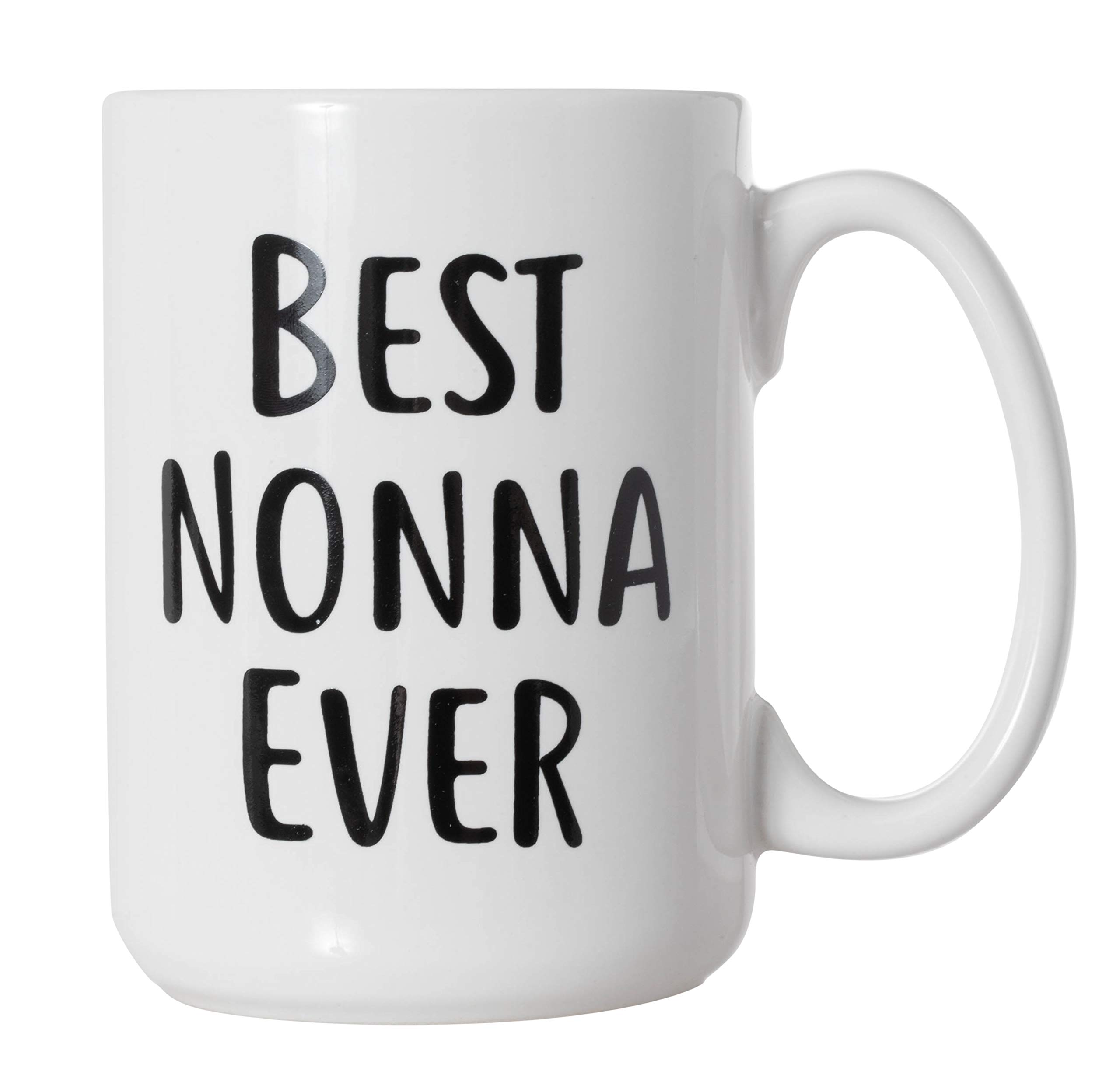 Artisan Owl Best Nonna Ever - 15 oz Double-Sided Coffee Tea Mug (Best Nonna Ever)