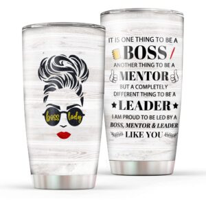 hymona boss gifts for women boss travel mug boss cup world best boss gifts for female boss christmas birthday gifts for women boss 20 oz