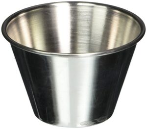 american metalcraft stainless steel sauce cup, 4 ounce - 1 each.,silver
