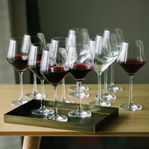 Btat- Wine Glass Set, Set of 12, 15 oz, Wine Glasses with Stem, Long Stem Wine Glasses, Crystal Wine Glasses, Red Wine Glasses, White Wine Glasses, Stemmed Wine Glasses