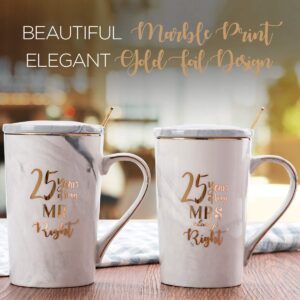 FORTIVO 25th Anniversary Wedding Gifts, Wedding Gifts Anniversary for Couple, Couple Gifts, Gifts for Anniversary Couple, 25th Wedding Anniversary Decorations, Anniversary 25th Gifts for Parents