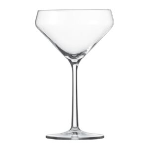 zwiesel glas pure german crystal glassware collection, 6 count (pack of 1), martini cocktail glass