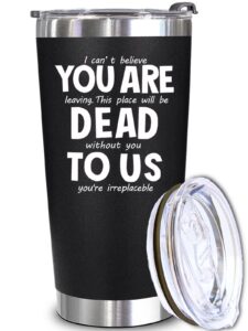 wecacyd coworker leaving gifts - christmas gifts for coworker leaving job gifts - going away, goodbye, good luck, new job, farewell, retirement gifts for coworker, boss, friend - 20oz tumbler