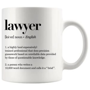 panvola lawyer definition mug law student coffee cup 11oz attorney graduation ceramic mug novelty drinkware white