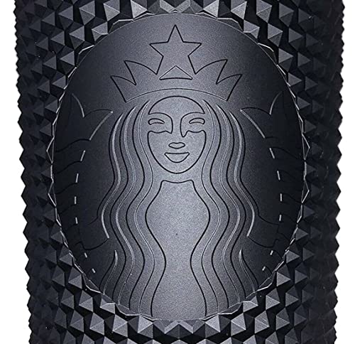 Starbucks Plastic 2021 Black Matte Studded Venti Tumbler, 24 oz