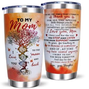 vinpress gifts for mom from daughter and son - birthday gifts for mom - mothers day gifts for mom -stainless steel travel coffee cup 20oz