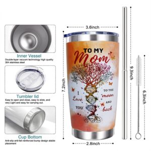 Vinpress Gifts for Mom From Daughter and Son - Birthday Gifts for Mom - Mothers Day Gifts for Mom -Stainless Steel Travel Coffee Cup 20oz