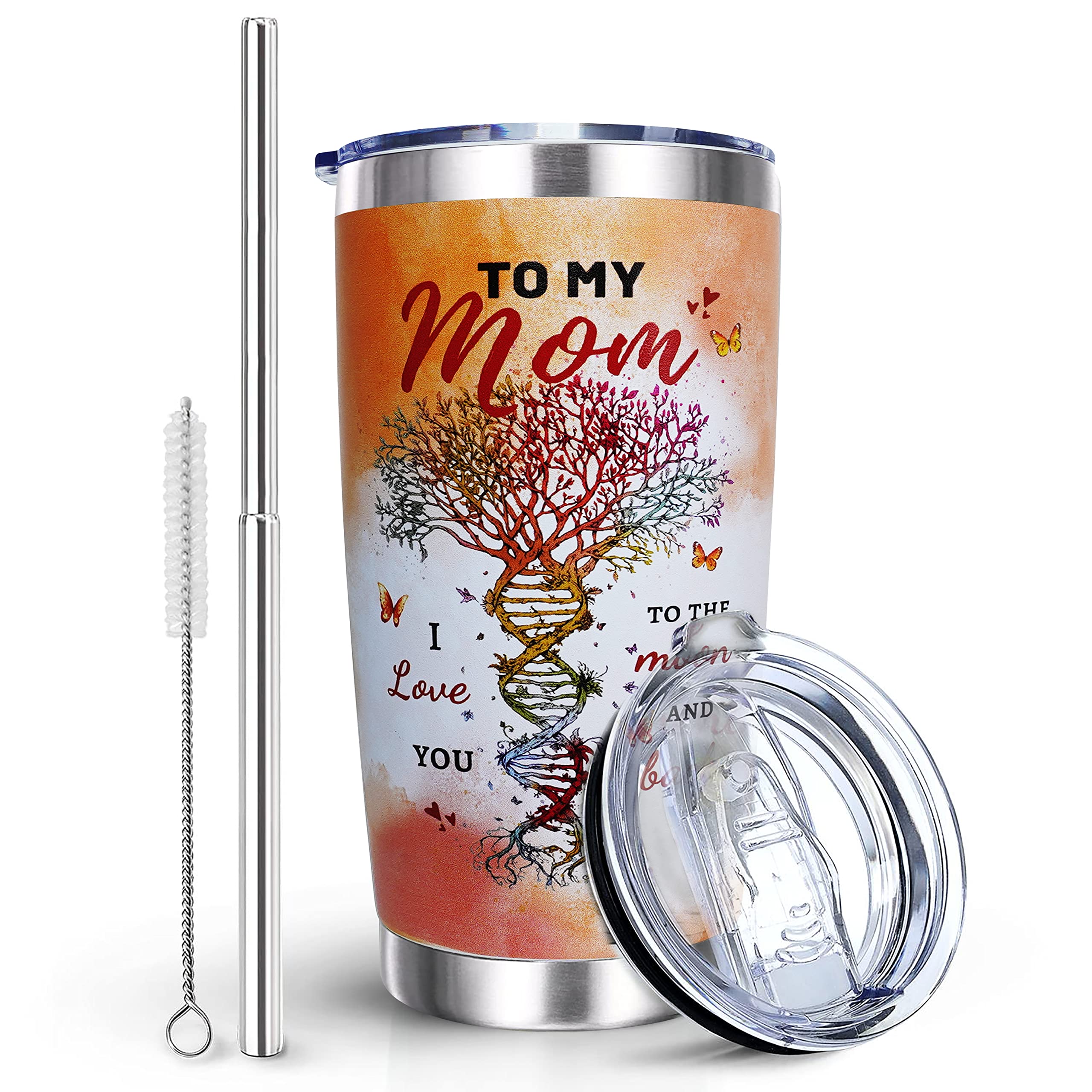 Vinpress Gifts for Mom From Daughter and Son - Birthday Gifts for Mom - Mothers Day Gifts for Mom -Stainless Steel Travel Coffee Cup 20oz